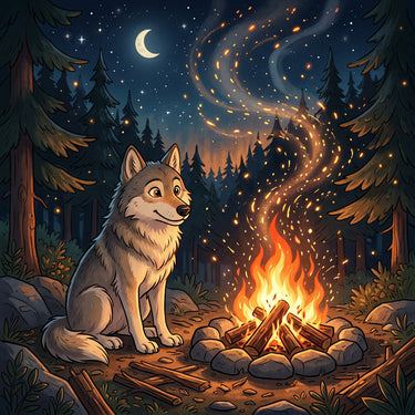a-warm-night-of-wolf-diamond-painting-kit
