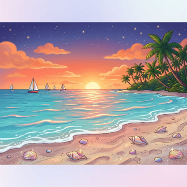 beach-sunset-diamond-painting-kit