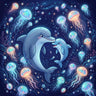 dolphin-and-glowing-jellyfish-diamond-painting-kit