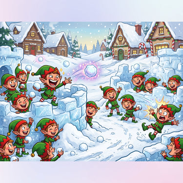 elves-snowball-fight-diamond-painting-kit