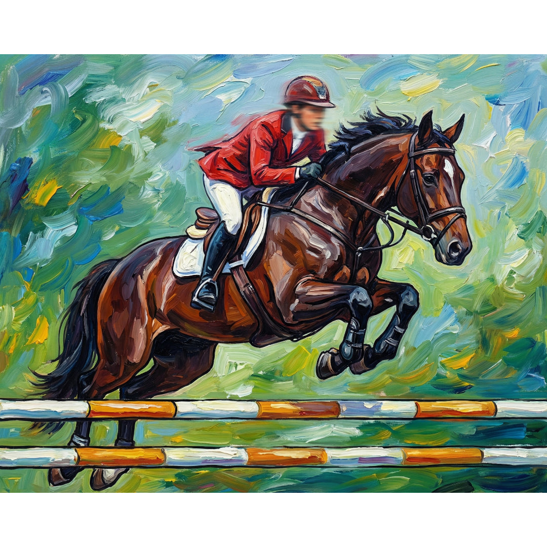 equestrian-show-paint-by-numbers-kit