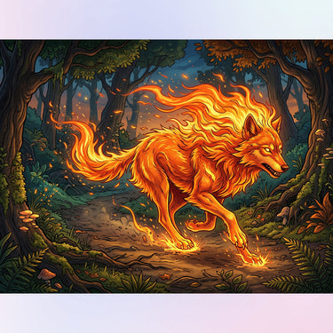 fire-wolf-diamond-painting-kit