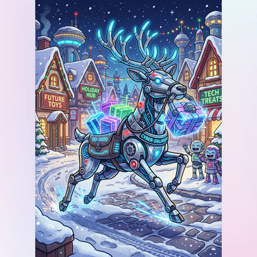 future-robot-reindeer-diamond-painting-kit