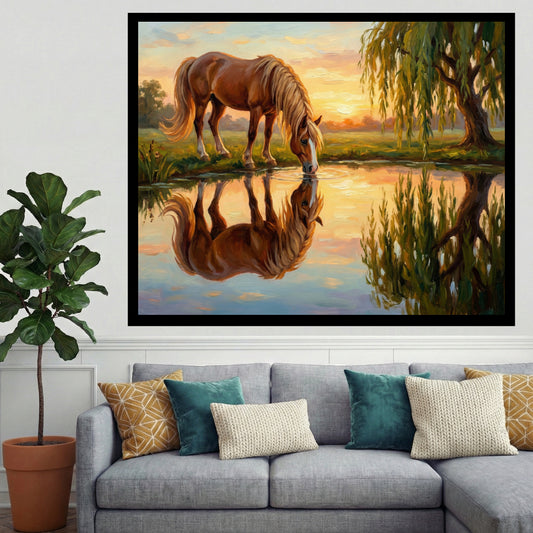 horse-drinking-water-paint-by-numbers-kit