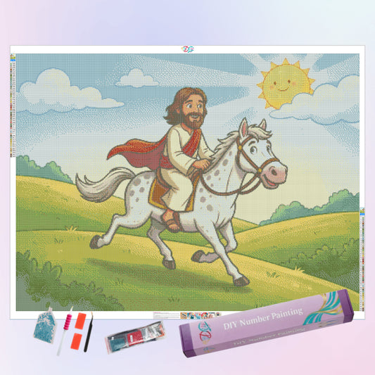 jesus-riding-on-a-white-horse-diamond-painting-art-kit