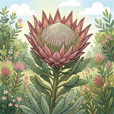 king-protea-diamond-painting-kit-diamond-painting-art-kit