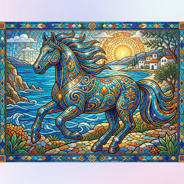 mosaic-horse-diamond-painting-kit