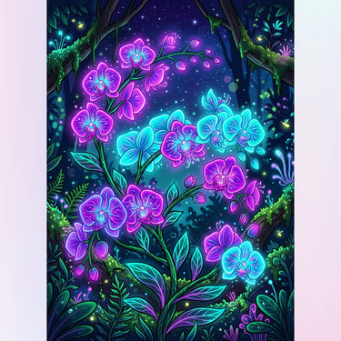 neon-orchids-diamond-painting-kit-diamond-painting-art-kit