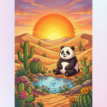 panda-in-desert-diamond-painting-kit