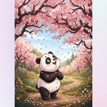 panda-in-flower-shower-diamond-painting-kit