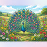 peacock-shows-its-tail-diamond-painting-kit-diamond-painting-art-kit