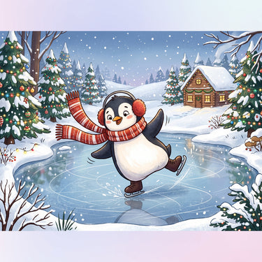 penguin-ice-skating-diamond-painting-kit