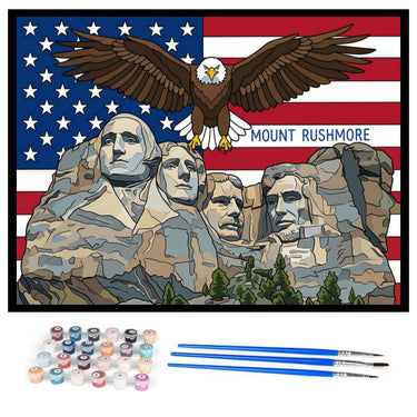 presidents-of-mount-rushmore-paint-by-numbers-kit