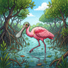 roseate-spoonbill-diamond-painting-kit