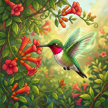 ruby-throated-hummingbird-diamond-painting-kit