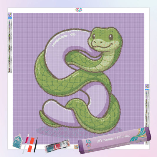 s-for-snake-diamond-painting-art-kit