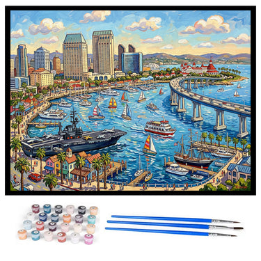 san-diego-harbor-paint-by-numbers-kit