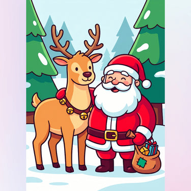 santa-claus-with-reindeer-diamond-painting-kit