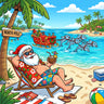 santa-tropical-vacation-diamond-painting-kit