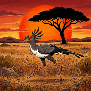 secretary-bird-diamond-painting-kit