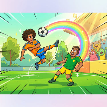 soccer-rainbow-flick-diamond-painting-kit-diamond-painting-art-kit