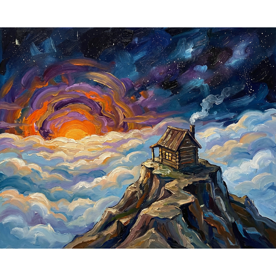 space-sunset-paint-by-numbers-kit