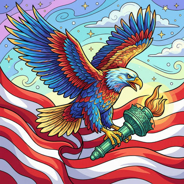 stylized-american-eagle-diamond-painting-kit-diamond-painting-art-kit