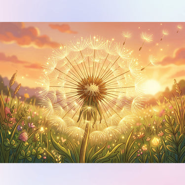 sunset-dandelion-diamond-painting-kit-diamond-painting-art-kit