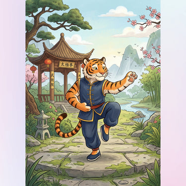 tiger-playing-taiji-kungfu-diamond-painting-kit