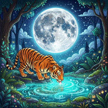 tiger-under-moonlight-diamond-painting-kit