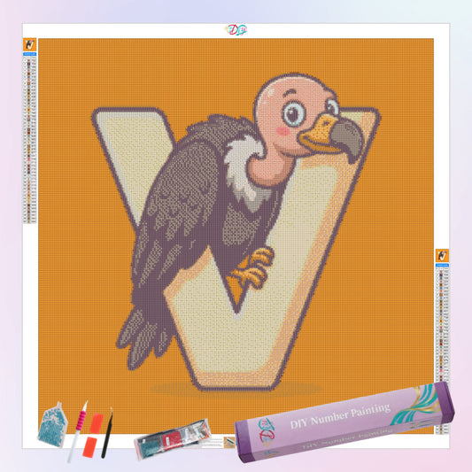 v-for-vulture-diamond-painting-art-kit