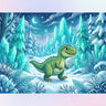 winter-little-dinosaur-diamond-painting-kit-diamond-painting-art-kit