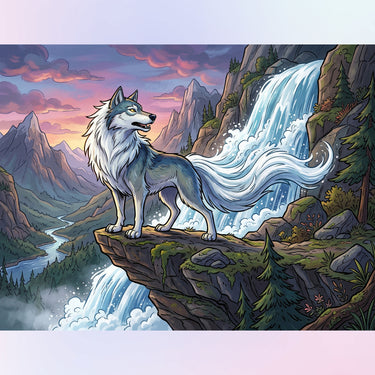 wolf-by-the-waterfall-diamond-painting-kit