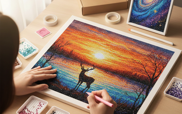 Sparkle Your Way to Zen: The Ultimate Guide to Diamond Painting for Beginners