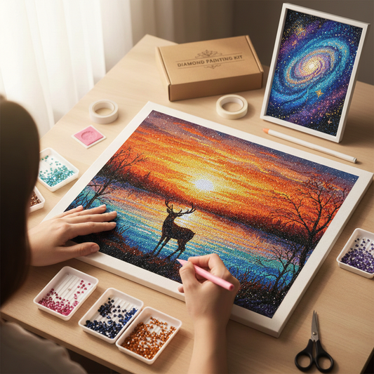 Sparkle Your Way to Zen: The Ultimate Guide to Diamond Painting for Beginners