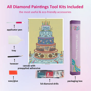 250th-birthday-cake-diamond-painting-kit-diamond-painting-art-kit