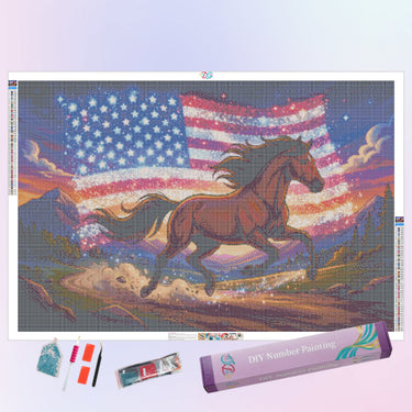 america-horse-diamond-painting-kit