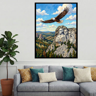 america-mount-rushmore-paint-by-numbers-kit