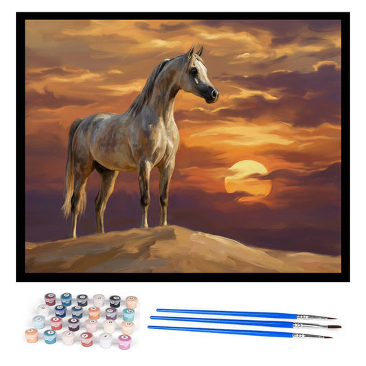 arabian-horse-paint-by-numbers-kit