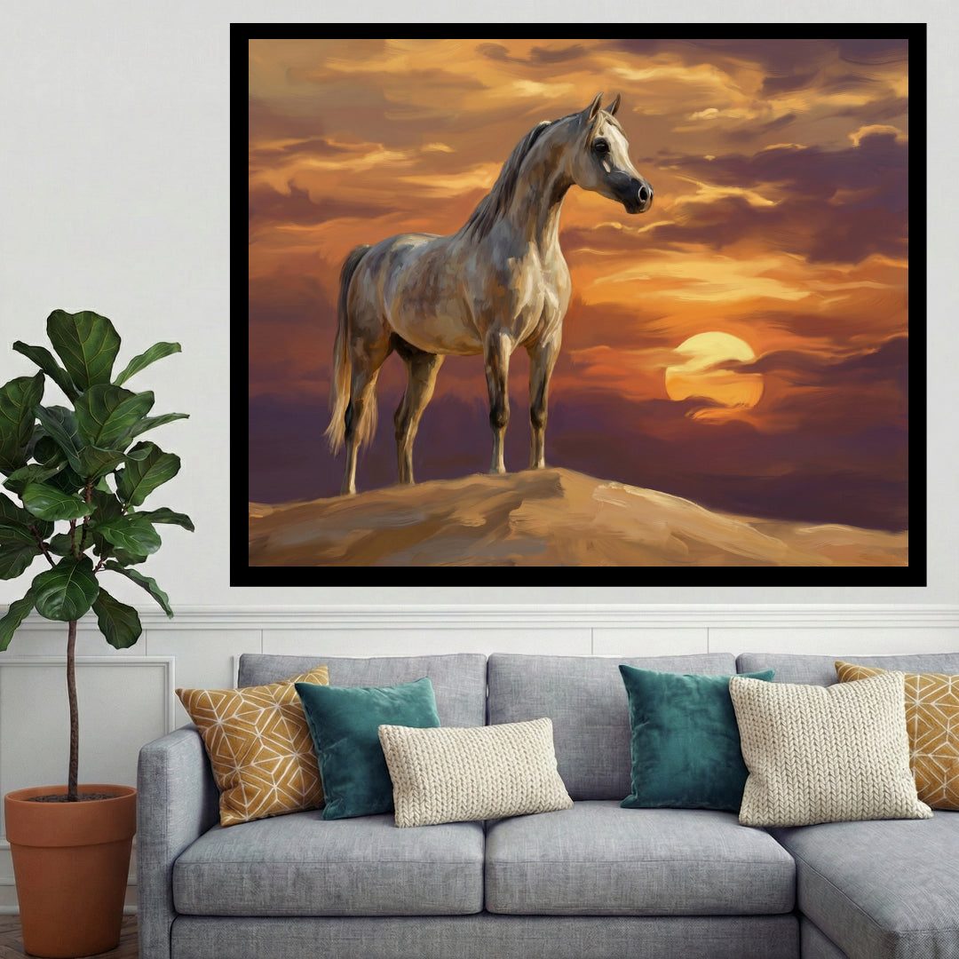 arabian-horse-paint-by-numbers-kit