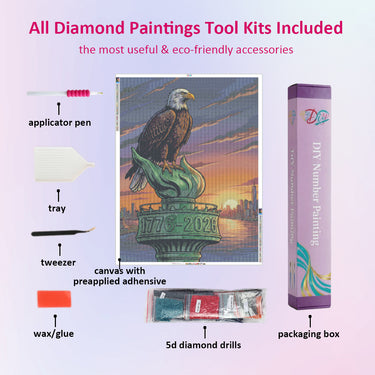 bald-egale-at-sunset-diamond-painting-kit-diamond-painting-art-kit