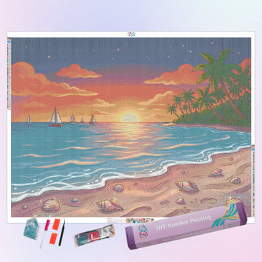 beach-sunset-diamond-painting-kit