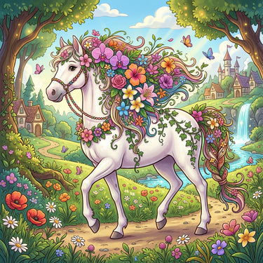 beautiful-white-horse-diamond-painting-kit