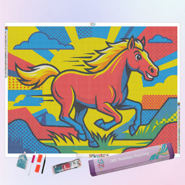 bright-red-horse-diamond-painting-kit