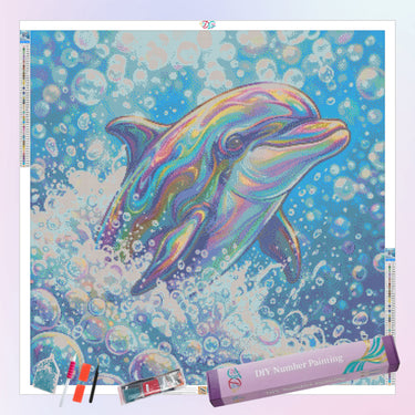 bubbles-dolphin-diamond-painting-kit