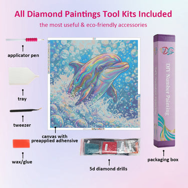 bubbles-dolphin-diamond-painting-kit