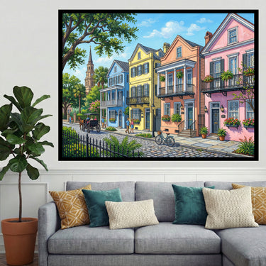 charleston-rainbow-row-paint-by-numbers-kit