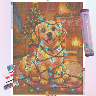 christmas-golden-retriever-diamond-painting-kit