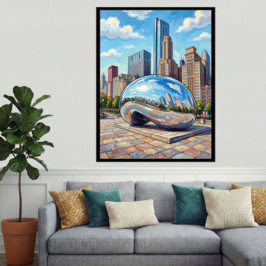 cloud-gate-chicago-paint-by-numbers-kit