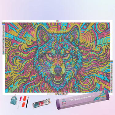 colored-wolf-diamond-painting-kit